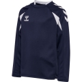 hummel Pullover hmlCORE 2.0 Crew Neck (100% recycled Polyester) navy blue/white children