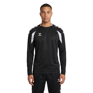 hummel Pullover hmlCORE 2.0 Crew Neck (100% recycled Polyester) black/white Men's