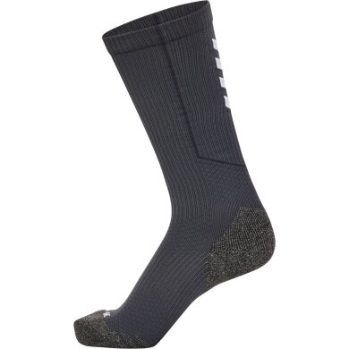 hummel Sportsocke hmlPRO Training Crew (material mix) asphalt grey/white - 1 pair
