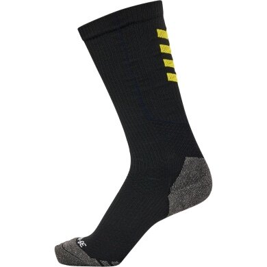 Hummel Sports Sock hmlPRO Training Crew (Material Mix) black/yellow - 1 pair