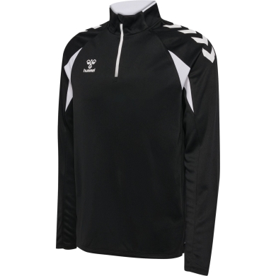 hummel Sport Long Sleeve Shirt hmlCORE 2.0 Half Zip (optimal freedom of movement) black/white men's
