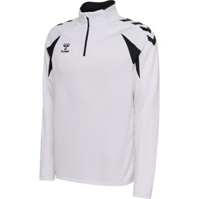 hummel Sport Long Sleeve Shirt hmlCORE 2.0 Half Zip (optimal freedom of movement) white/black men's