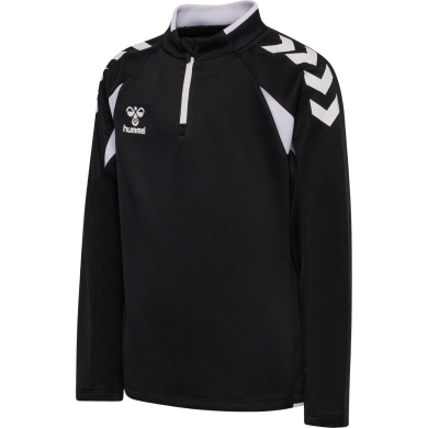 hummel Sport Long Sleeve Shirt hmlCORE 2.0 Half Zip (optimal freedom of movement) black/white boys