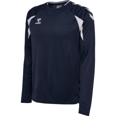 hummel Sport Long Sleeve Shirt hmlCORE 2.0 Jersey (comfortable wearing experience) navy blue/white men's