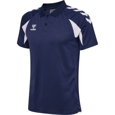 hummel Sport Polo hmlCORE 2.0 (100% recycled Polyester) navy blue/white Men's