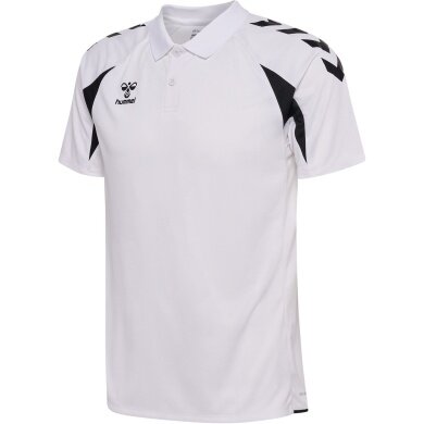 hummel Sport Polo hmlCORE 2.0 (100% recycled Polyester) white/black Men's