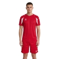 hummel Sport Shirt hmlCORE 2.0 (recycled polyester, optimal freedom of movement) short sleeve red/white men's