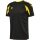 hummel Sport Shirt hmlCORE 2.0 (recycled polyester, optimal freedom of movement) short-sleeved black/yellow men's