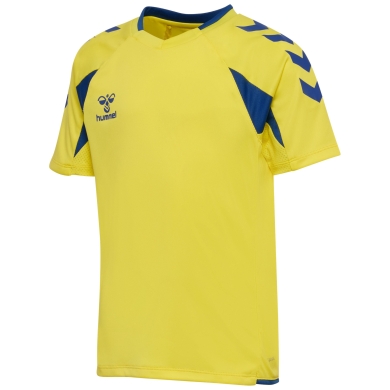 Hummel Sport Shirt hmlCORE 2.0 (recycled polyester, optimal freedom of movement) short sleeve yellow/blue boys