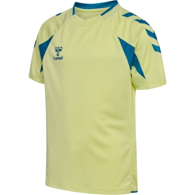 hummel Sport Shirt hmlCORE 2.0 (recycled polyester, optimal freedom of movement) short-sleeved lime green/blue boys