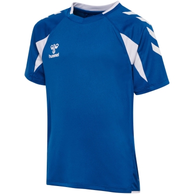 hummel Sport Shirt hmlCORE 2.0 (recycled polyester, optimal freedom of movement) short-sleeved blue/white boys