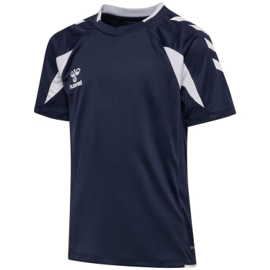 Hummel Sport Shirt hmlCORE 2.0 (recycled polyester, optimal freedom of movement) short-sleeved navy blue/white boys