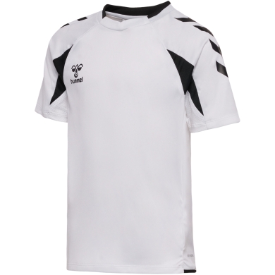 Hummel Sport Shirt hmlCORE 2.0 (recycled polyester, optimal freedom of movement) short sleeve white/black boys