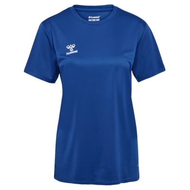 hummel Sports Shirt hmlESSENTIAL (100% recycled Polyester) Short Sleeve Dark Blue Ladies