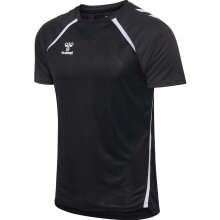 Hummel Sport T-shirt hmlLEAD 2.0 Jersey (recycled polyester, quick-drying) black men's