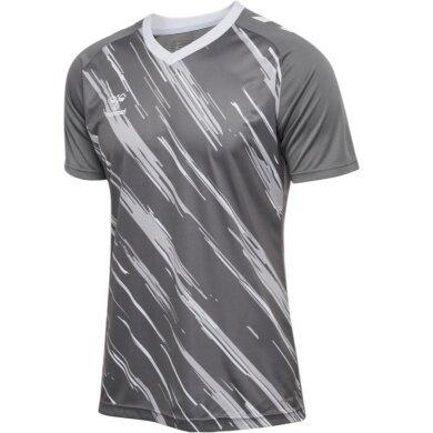 Hummel Sport T-shirt hmlMATCH Triumph Jersey (100% Polyester) steel grey/white Men's