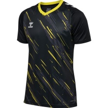 Hummel Sport T-shirt hmlMATCH Triumph Jersey (100% Polyester) black/yellow men's