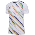 Hummel Sport T-shirt hmlMATCH Triumph Jersey (100% Polyester) white/multicoloured Men's