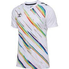 Hummel Sport T-shirt hmlMATCH Triumph Jersey (100% Polyester) white/multicoloured Men's