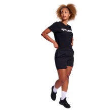 hummel Sport/Recreation Shirt hmlGO 2.0 Logo (Organic Cotton) Short Sleeve Black Ladies