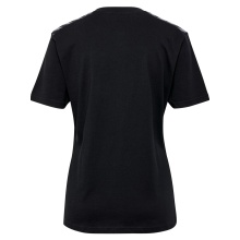 Hummel Sport Shirt hmlAUTHENTIC CO (100% Cotton) Short Sleeve Black Ladies