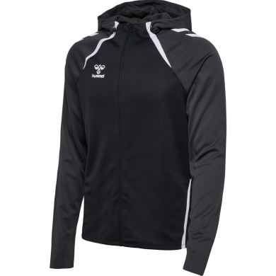 Hummel sports training jacket hmlLEAD 2.0 zip hoodie (high breathability, quick-drying) black men's