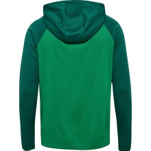 Hummel sports training jacket hmlLEAD 2.0 Zip Hoodie (high breathability, quick-drying) green men's