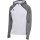 Hummel sports training jacket hmlLEAD 2.0 Zip Hoodie (high breathability, quick-drying) white/grey men's