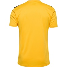 Hummel Sport T-shirt hmlAUTHENTIC Jersey (100% Polyester) Short Sleeve Yellow/Blue Men's