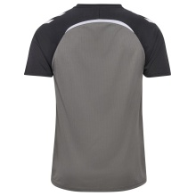 Hummel Sport T-shirt hmlLEAD 2.0 Jersey (recycled polyester, quick-drying) grey/black men's