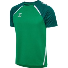 Hummel Sport T-shirt hmlLEAD 2.0 Jersey (recycled polyester, quick-drying) green men's