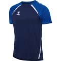 Hummel Sport T-shirt hmlLEAD 2.0 Jersey (recycled polyester, quick-drying) navy blue/blue men's