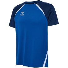 Hummel Sport T-shirt hmlLEAD 2.0 Jersey (recycled polyester, quick-drying) blue/navy blue men's