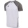 Hummel Sport T-shirt hmlLEAD 2.0 Jersey (recycled polyester, quick-drying) white/grey men's