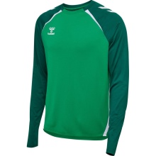 Hummel Sport Long Sleeve Shirt hmlLEAD 2.0 Crew Sweat (breathable) green Men's