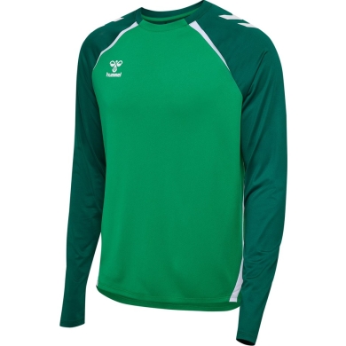 Hummel Sport Long Sleeve Shirt hmlLEAD 2.0 Crew Sweat (breathable) green Men's