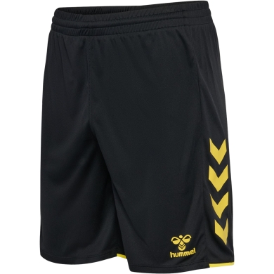 hummel Sport Shorts hmlCORE 2.0 (comfortable fit) short black/yellow men's