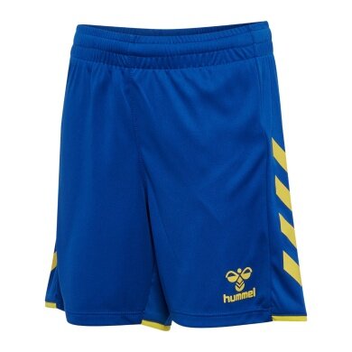 hummel Sport Shorts hmlCORE 2.0 (comfortable fit) blue/yellow children
