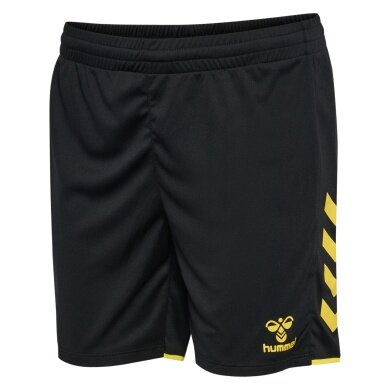 hummel Sport Shorts hmlCORE 2.0 (comfortable fit) short black/yellow ladies