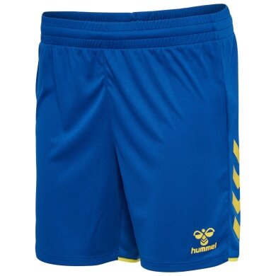 hummel Sports Shorts hmlCORE 2.0 (comfortable fit) short blue/yellow ladies