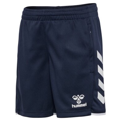 hummel Sport Shorts hmlCORE 2.0 Training Shorts (100% recycled Polyester) short navy blue/white children