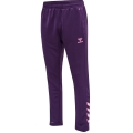 hummel Sports Trousers hmlCORE XK Poly Pants (Polyester Sweat fabric, with zip pockets) Long purple Men