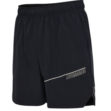 Hummel Sports Shorts hmlCOURT Pocket Shorts (breathable, quick-drying) short black/grey men's