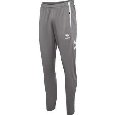 hummel Sports Trousers hmlLEAD 2.0 Training Pant (recycled polyester, with zip pockets) long grey men's