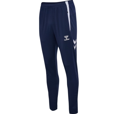 hummel Sport Trousers hmlLEAD 2.0 Training Pant (recycled polyester, with zip pockets) long navy blue men's