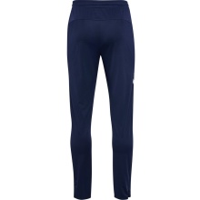 hummel Sport Trousers hmlLEAD 2.0 Training Pant (recycled polyester, with zip pockets) long navy blue men's