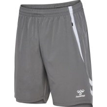 Hummel Sports Shorts hmlLEAD 2.0 Woven Shorts (recycled polyester, breathable) short grey men's