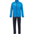 hummel Training Suit hmlPROMO Poly (Jacket and Trousers) light blue/navy blue Men