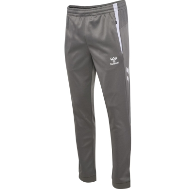 hummel Training Trousers hmlLEAD 2.0 Track Pant (recycled Polyester, with zip pockets) long dark grey Men's