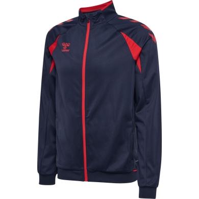 hummel Training Jacket hmlCORE 2.0 Track Zip (100% recycled Polyester) navy/red Men's